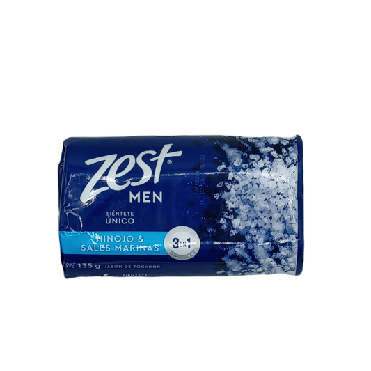 Zest Men Bar Soap Hinojo Sales Marinas 3in1 135gm