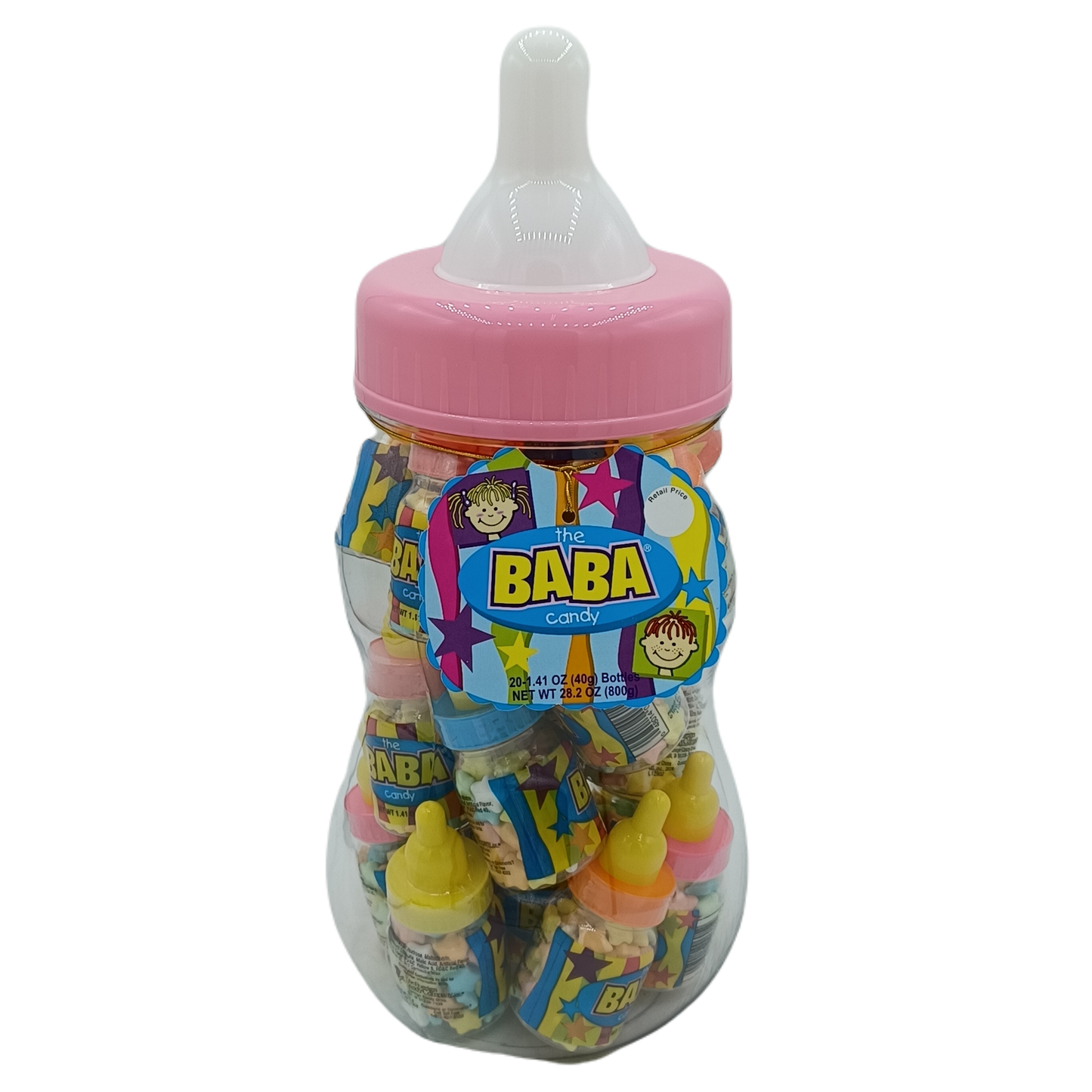 Baba Candy PacifierJar 1.4z/20ct