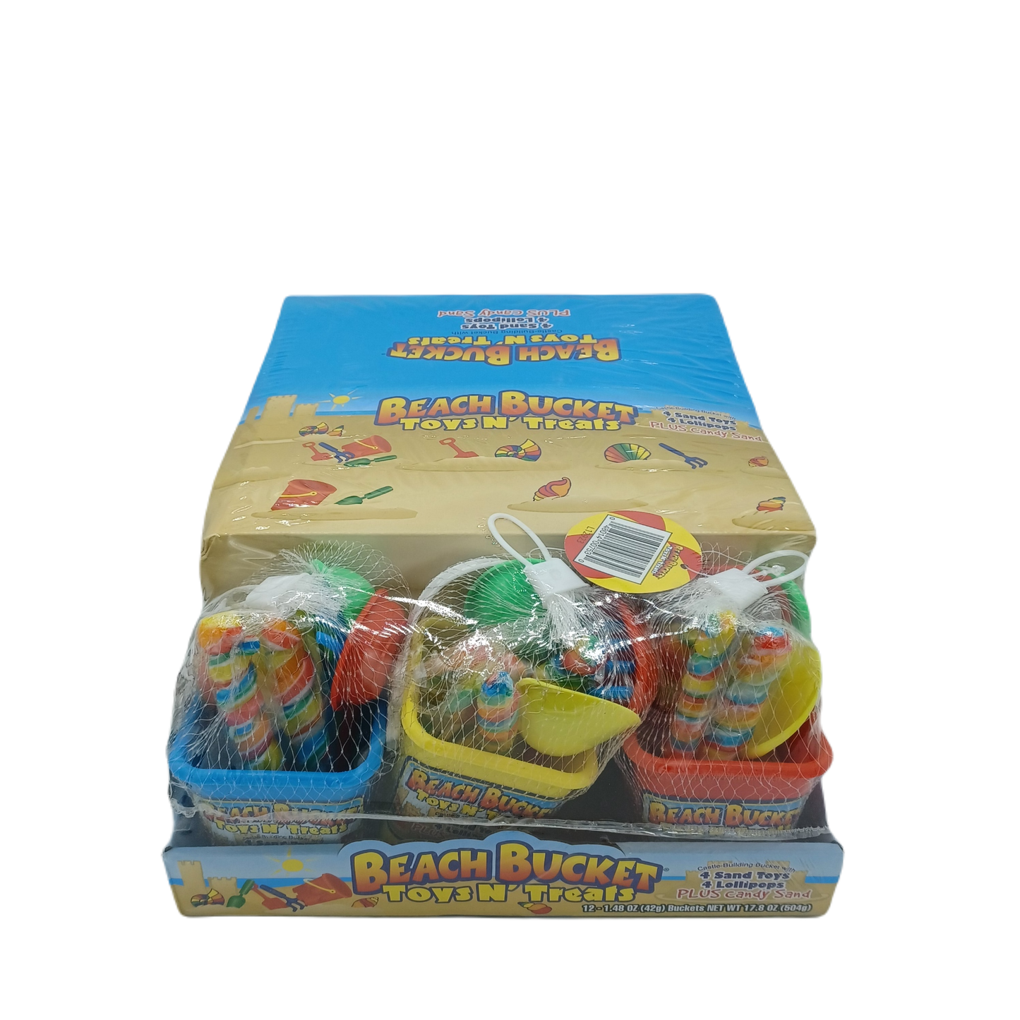 Beach Bucket Toys N Treats 1.48oz/12ct