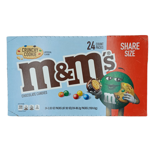 M&M's Crunchy Cookie Share Size 2.83oz/24ct