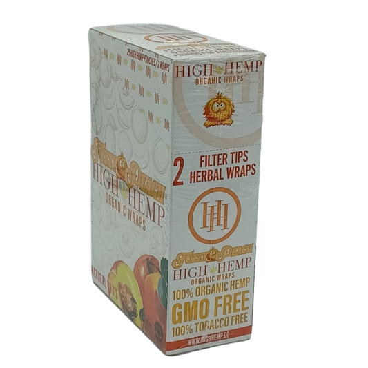 High Hemp Fuzzy Peach 2/25ct