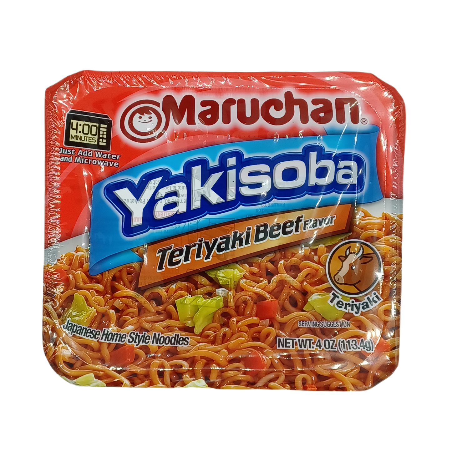 Maruchan Yakisoba Teriyaki Beef 4oz/8ct