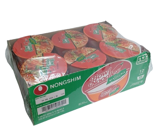 Nongshim Bowl Spicy Kimchi 3.03z/12ct