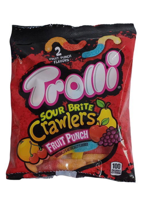 Trolli Sour Brite Crawlers Fruit Punch 5oz