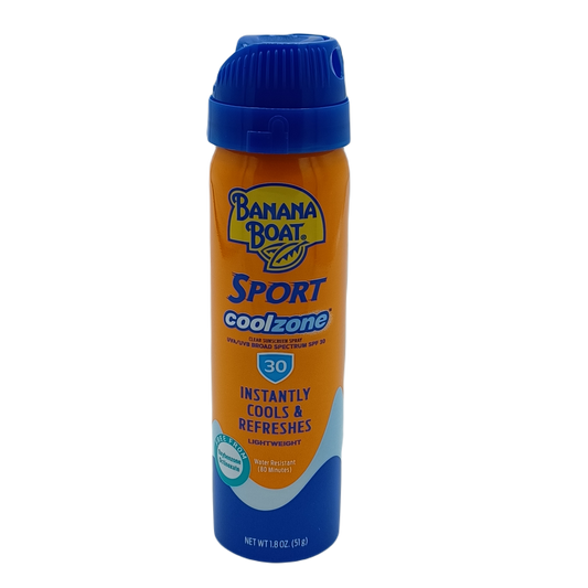 Banana Boat Sport Cool Zone Sunscreen 1.8oz Spray