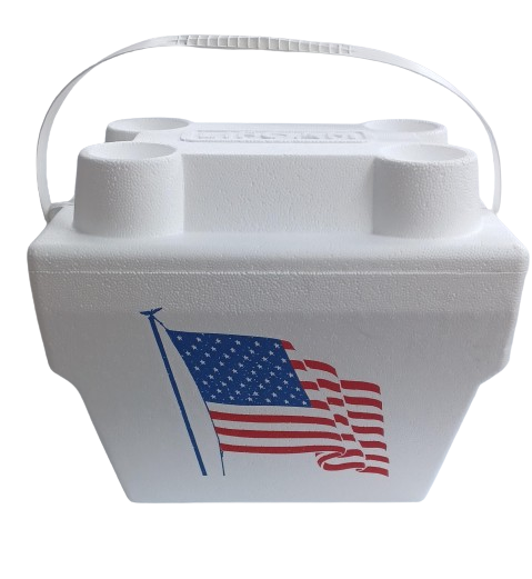 Ice Chest Amrican Flag 22Qt