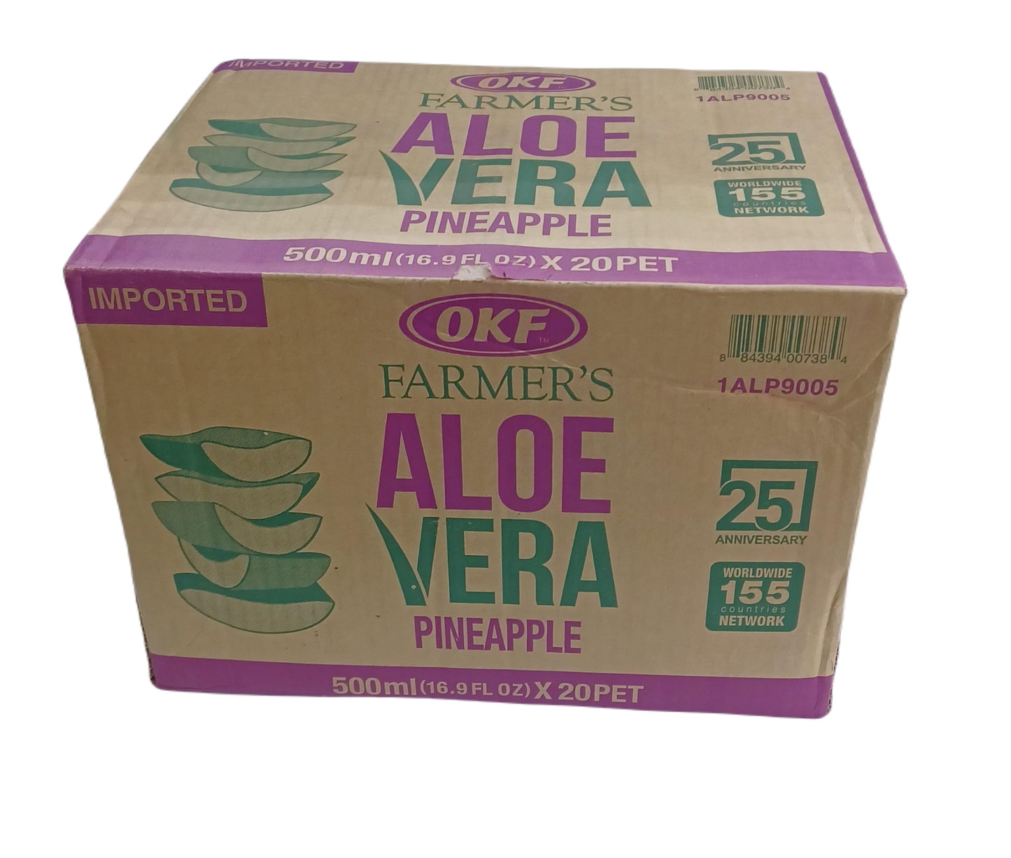 OKF AloeVera Pineapple 16.9z/20ct