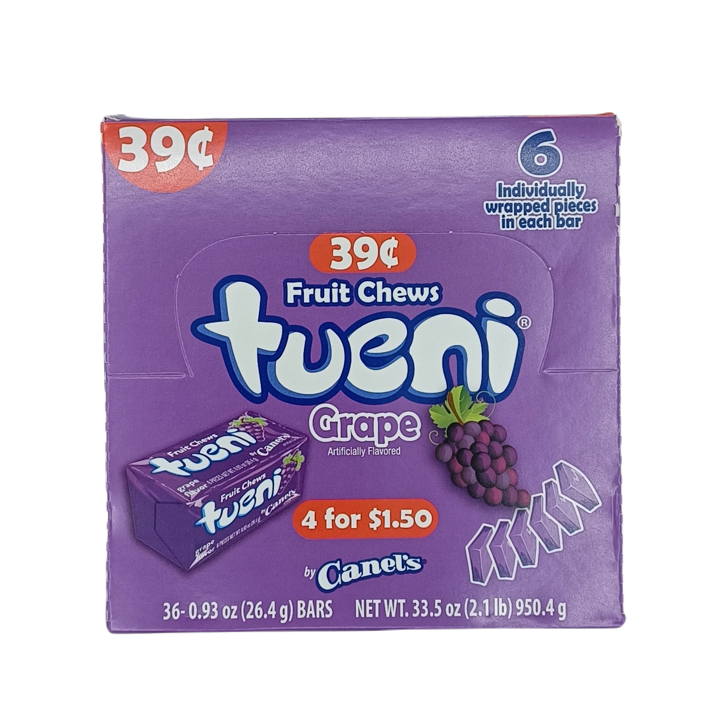 Tueni Grape $.39c .93z/36ct