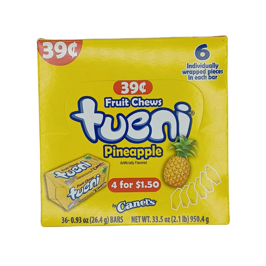 Tueni Pineapple $.39c .93z/36ct