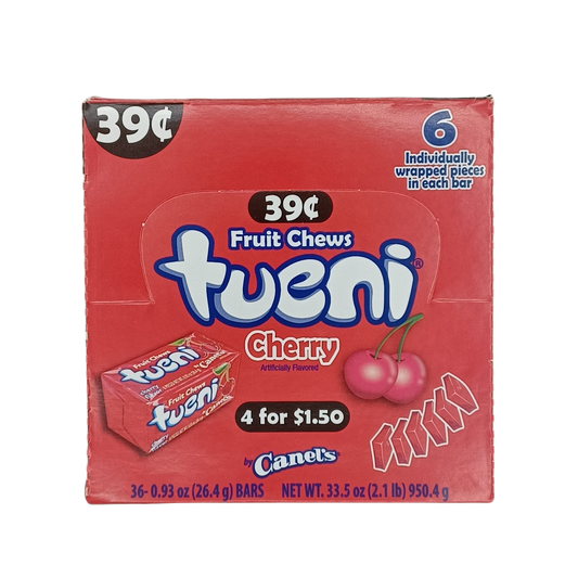 Tueni Cherry $.39c .93z/36ct