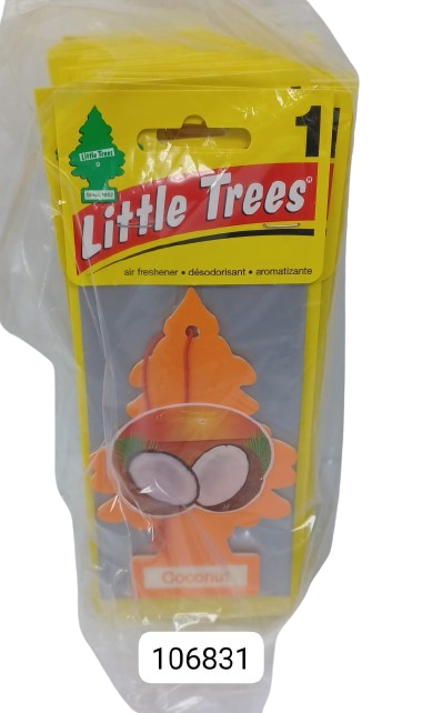 Little Tree Airfreshner Coconut 24ct