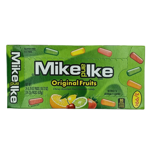 Mike and Ike Original Fruits 3/$99c .78oz/24ct