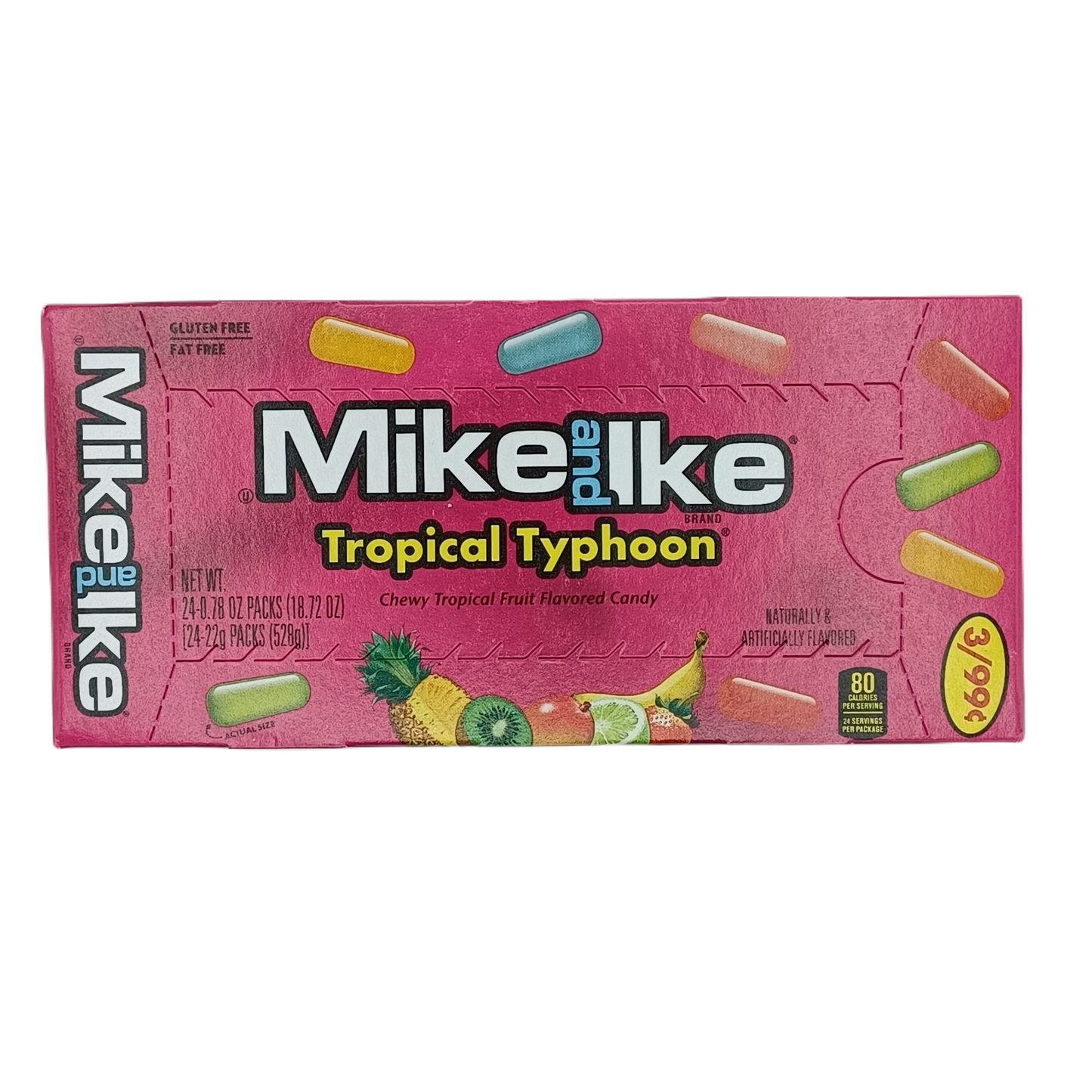 Mike and Ike Tropical Typhoon 3/$99c .78oz/24ct