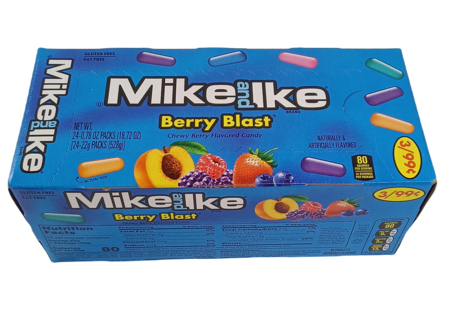 Mike and Ike Berry Blast 3/$99c .78oz/24ct