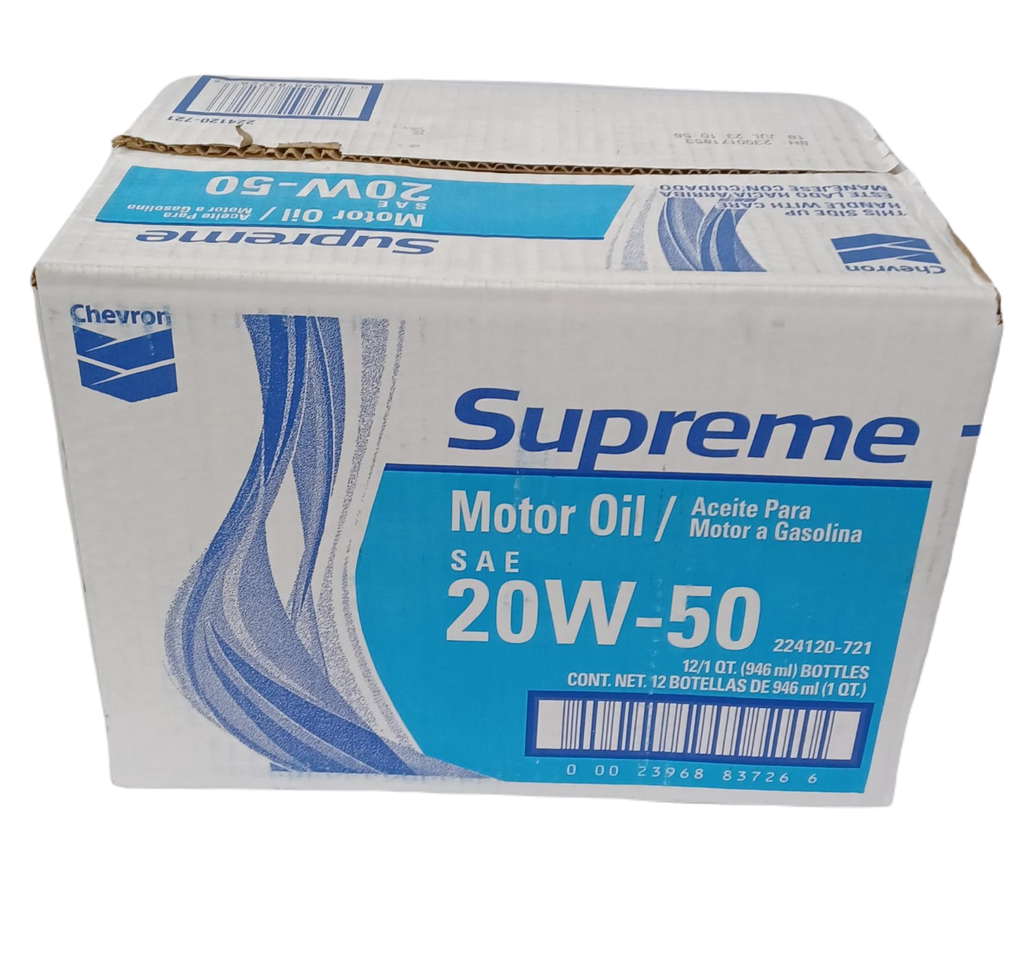 Chevron Supreme SAE20W50 1Q/12ct