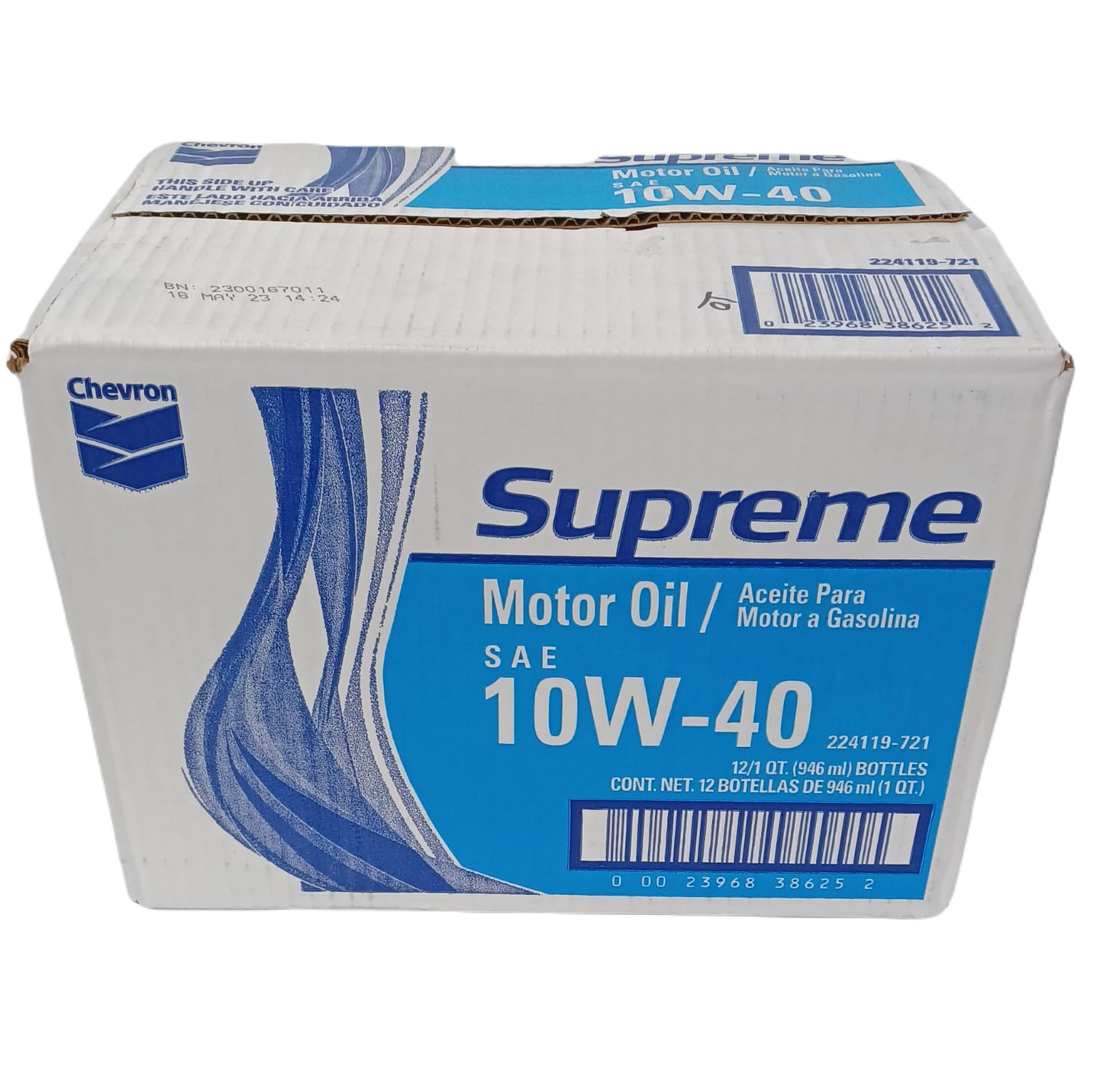 Chevron Supreme SAE10W40 1Q/12ct