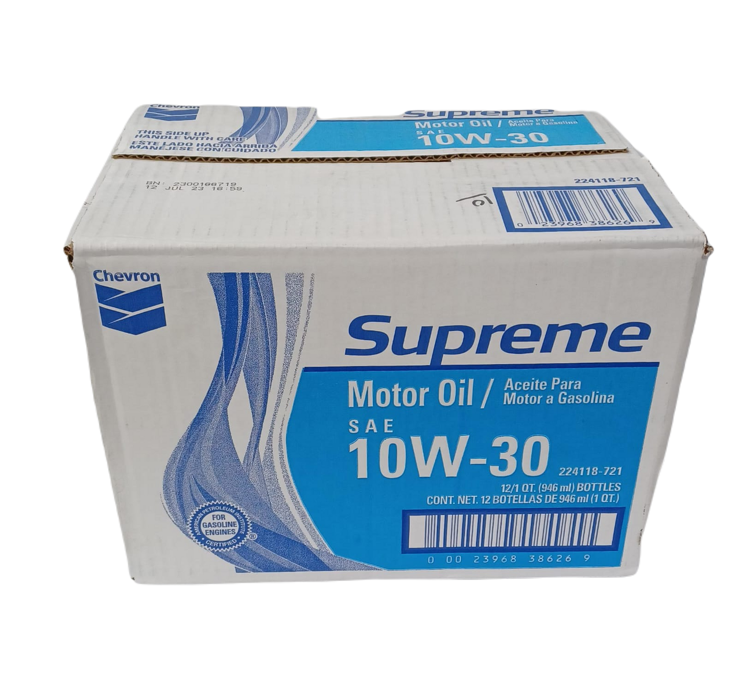 Chevron Supreme SAE10W30 1Q/12ct