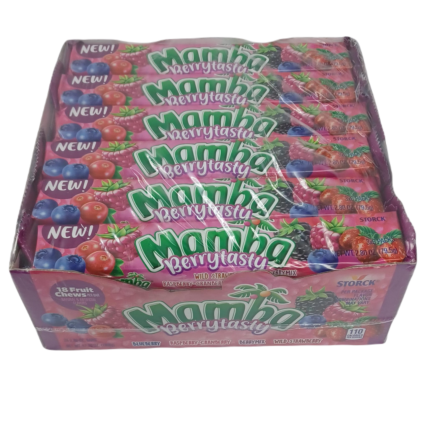 Mamba Berry Tasty Chews 24ct