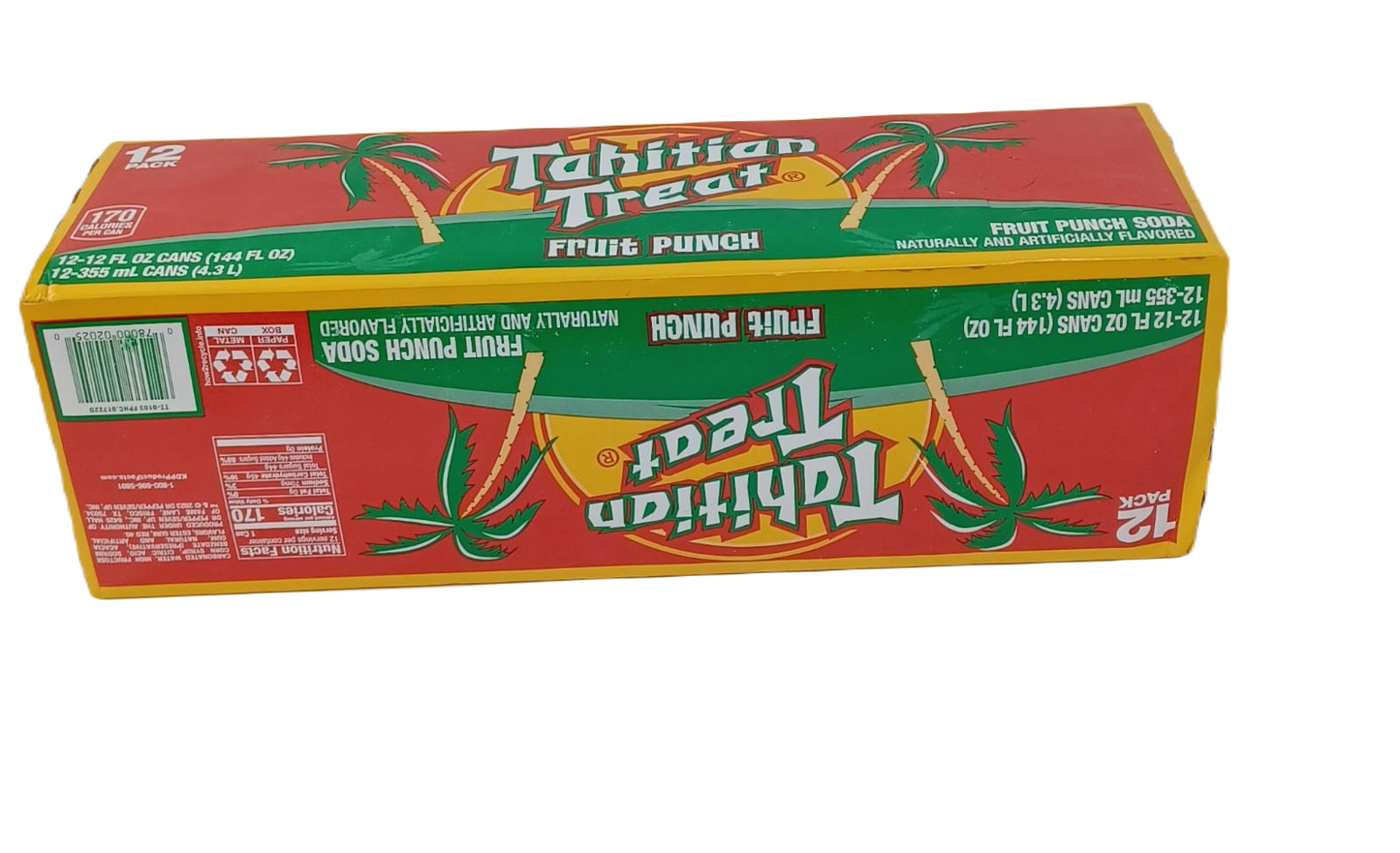 Tahitian Treat  Fruit Punch 12oz/12pk