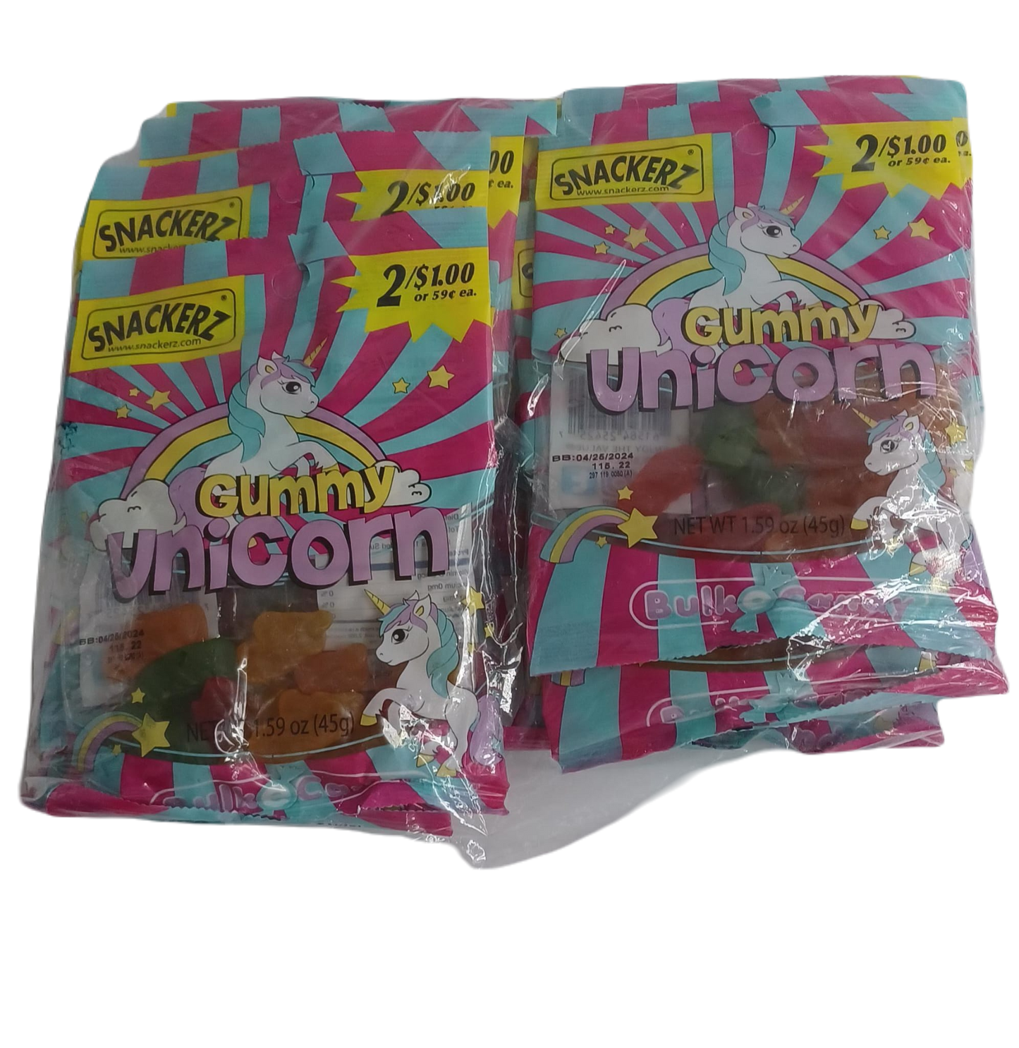 Snackerz 2/$1 Gummy Unicorn 12ct