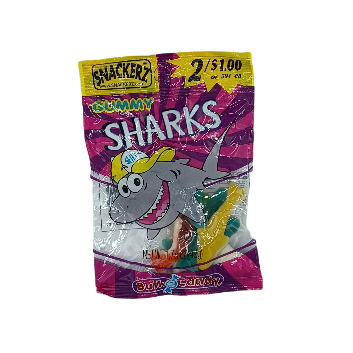 Snackerz 2/$1 Gummy Sharks 12ct