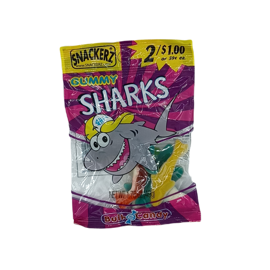 Snackerz 2/$1 Gummy Sharks 12ct