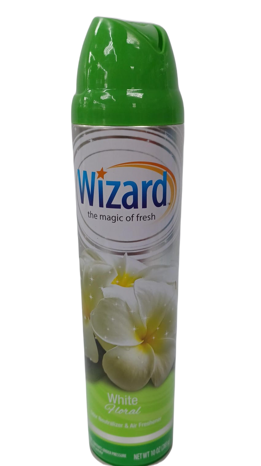 Wizard White Floral Air Spry 10z