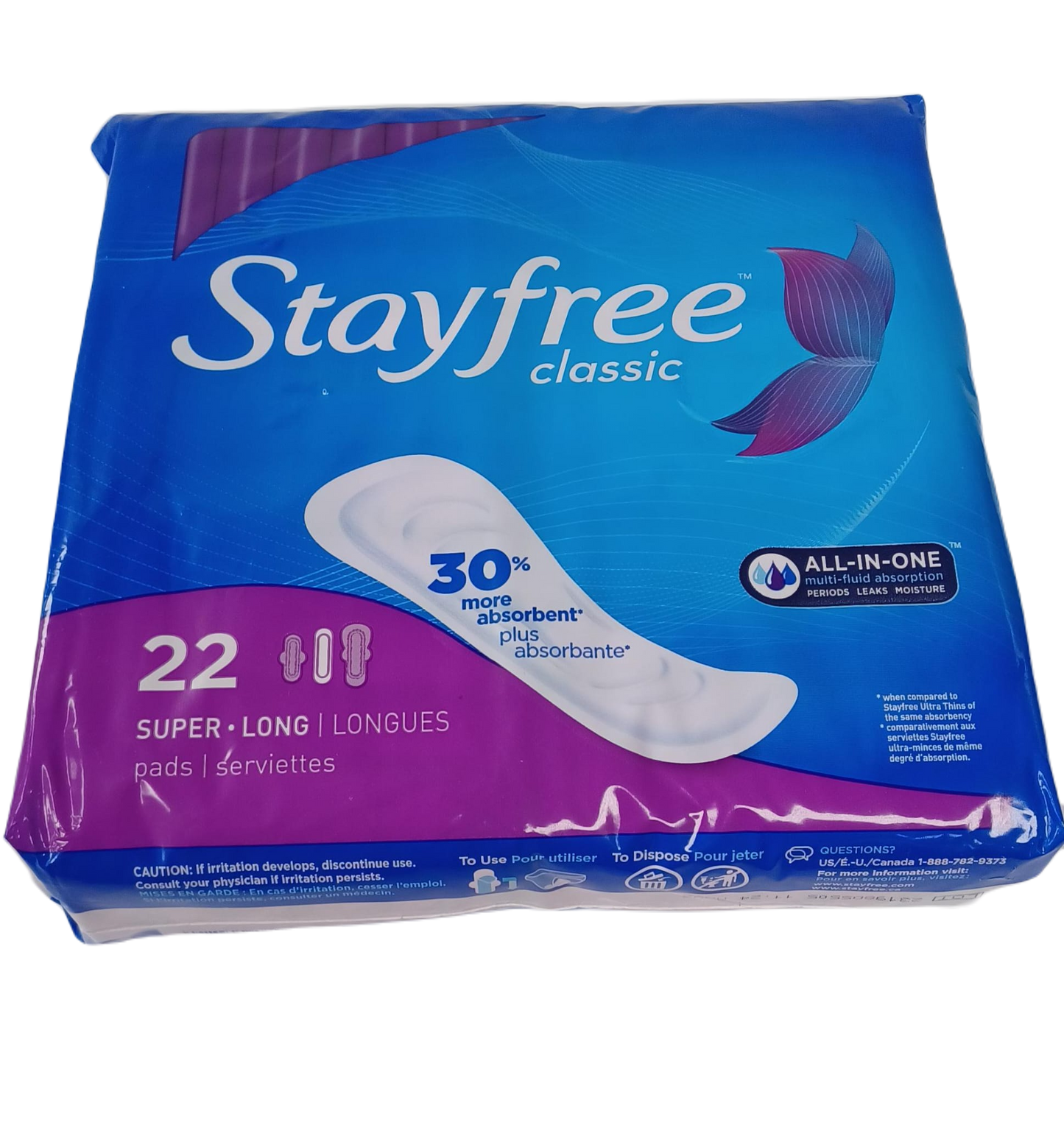 Stayfree Classic Super Long 22ct