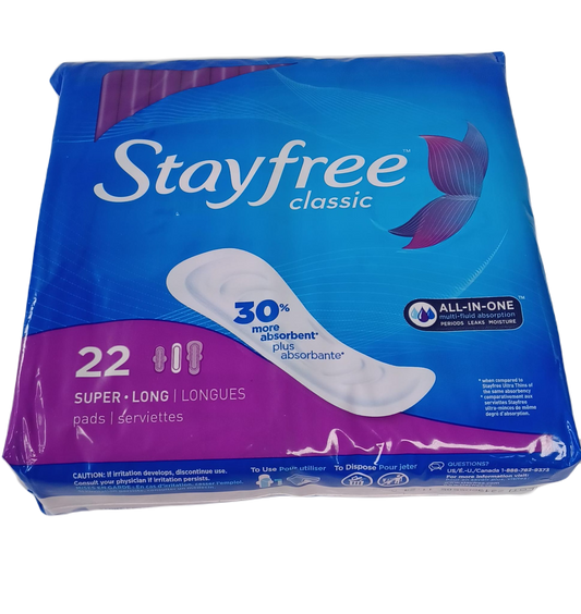 Stayfree Classic Super Long 22ct