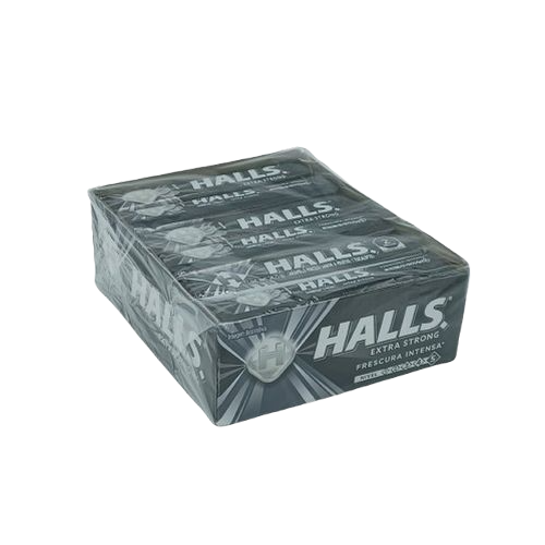 Halls Black Ext Long 12ct Mexican