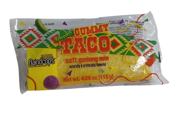 Raindrops Gummy Taco 4.06oz