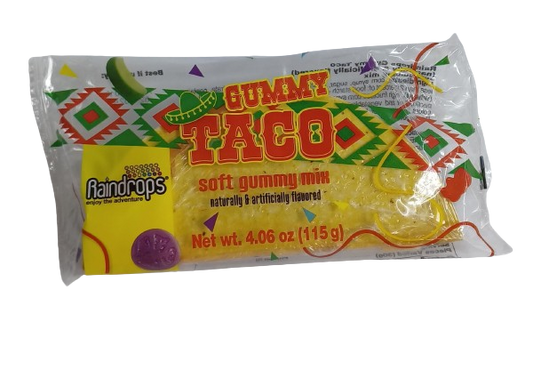 Raindrops Gummy Taco 4.06oz