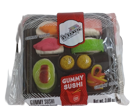 Raindrops Gummy Sushi 3oz