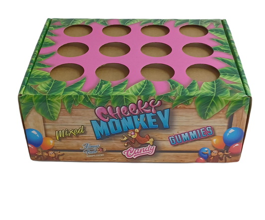 Cheeky Monkey Gummies Cones 7oz/12ct