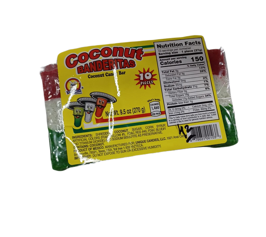 El Azteca Hard Banderitas Coconut 9.5oz/10ct