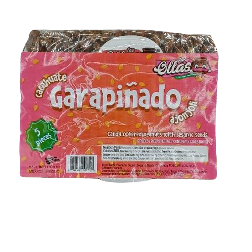 Las Ollas Garapinado Peanuts 7oz/5ct