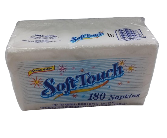 Great Value SoftTouch Napkins 180ct