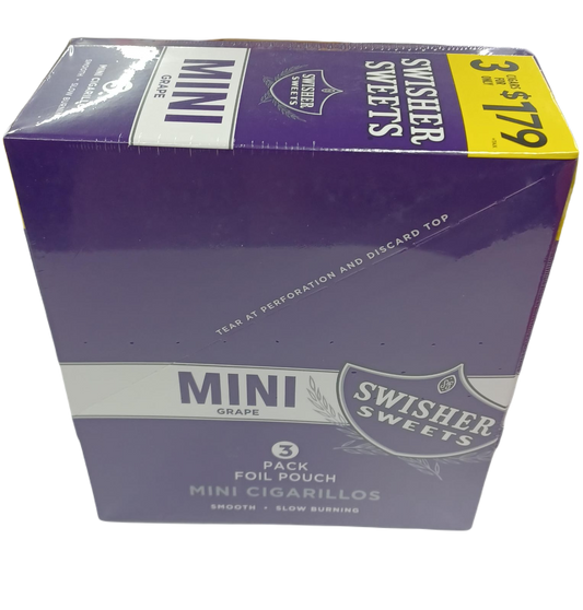 Swisher Sweets 3 Mini Grape 3/$1.79 15/3pk