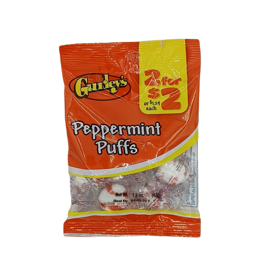 Gurleys Peppermint Puffs 2/$2 2.5z/12ct