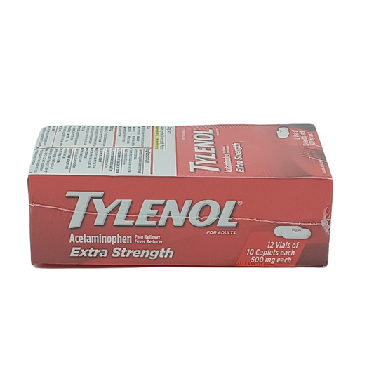 Tylenol Extra Strength Vials 10/12ct