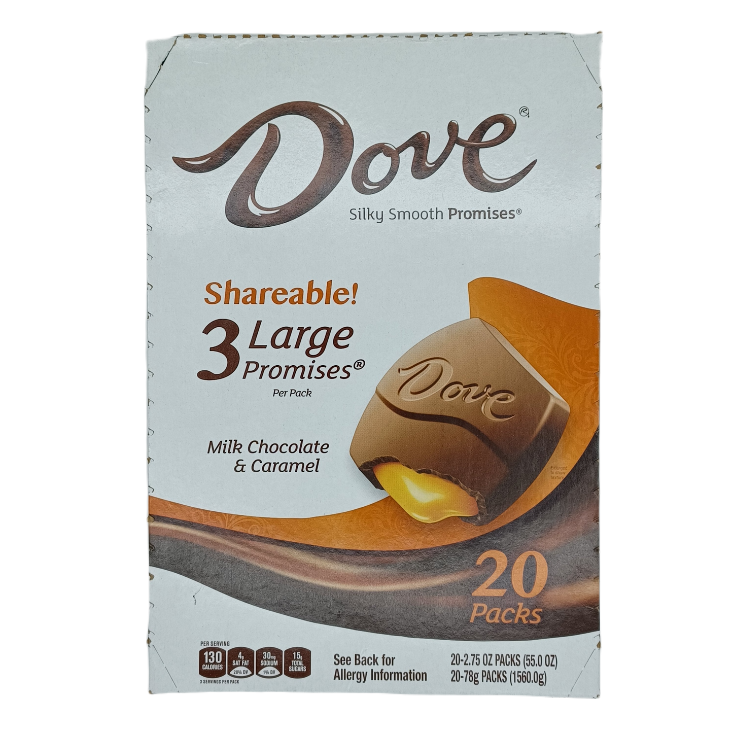 Dove Milk Chocolate Share Size 2.75oz/20ct