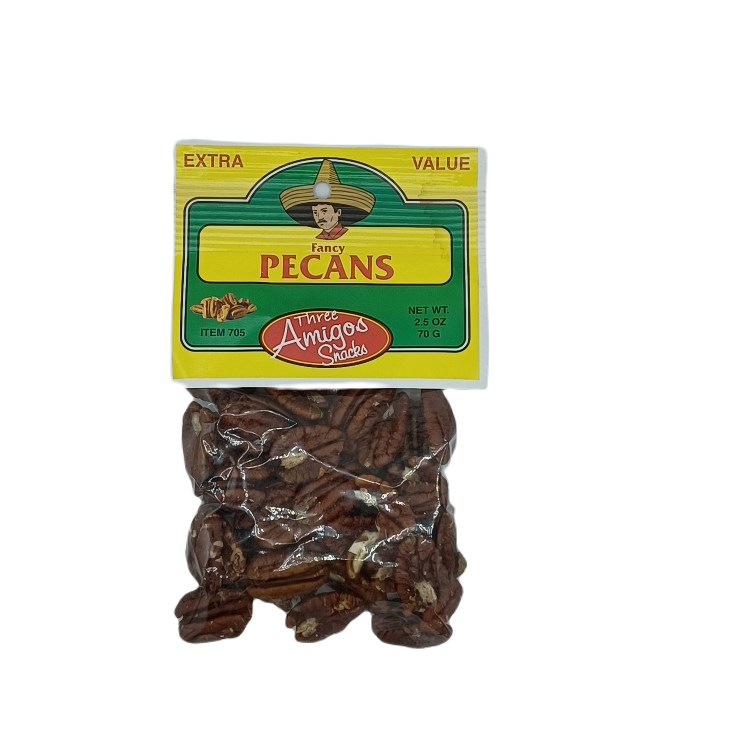 Three Amigos Pecans 2.5oz