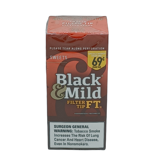 Black & Mild Sweets Filter Tip PP .69c 30pk