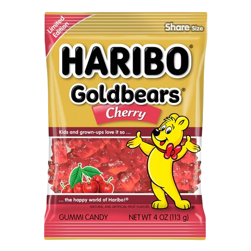 Haribo Goldbears Cherry 4oz PEG