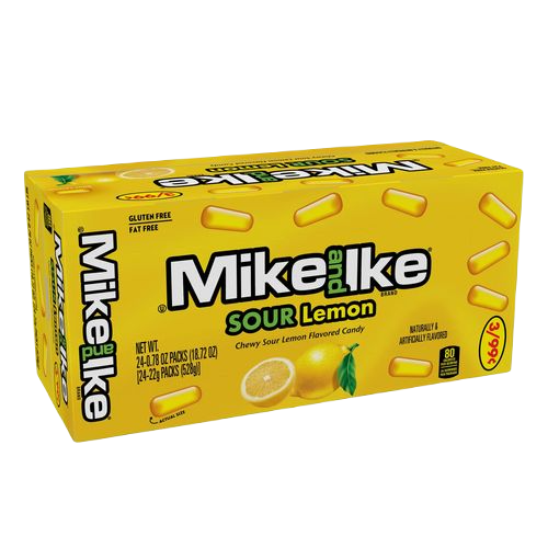 Mike and Ike Sour Lemon 3/$99c .78oz/24ct