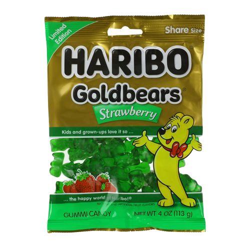 Haribo Goldbears Strawberry 4oz PEG