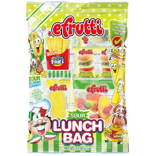 Efrutti Sour Gummi Lunch Bag 2.7oz