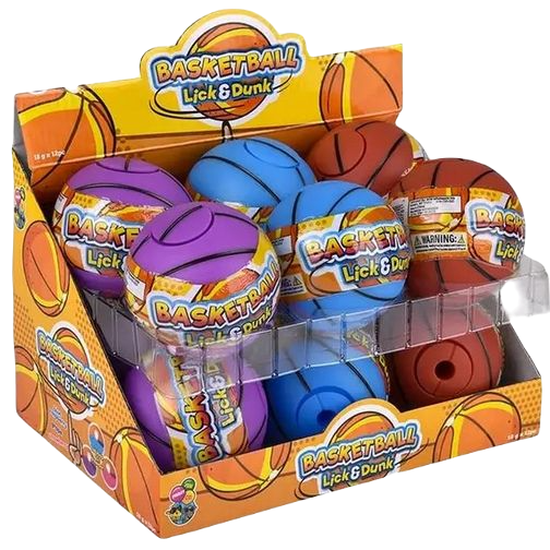 FrenzyFunCo Basket Ball Lick & Dunk 1.5oz/12ct