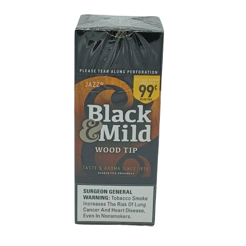 Black & Mild Jazz Wood Tip PP .99c 25pk