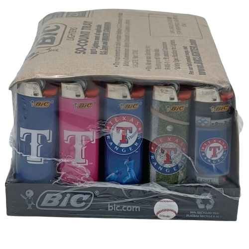 BIC Lighter Texas Rangers 50ct